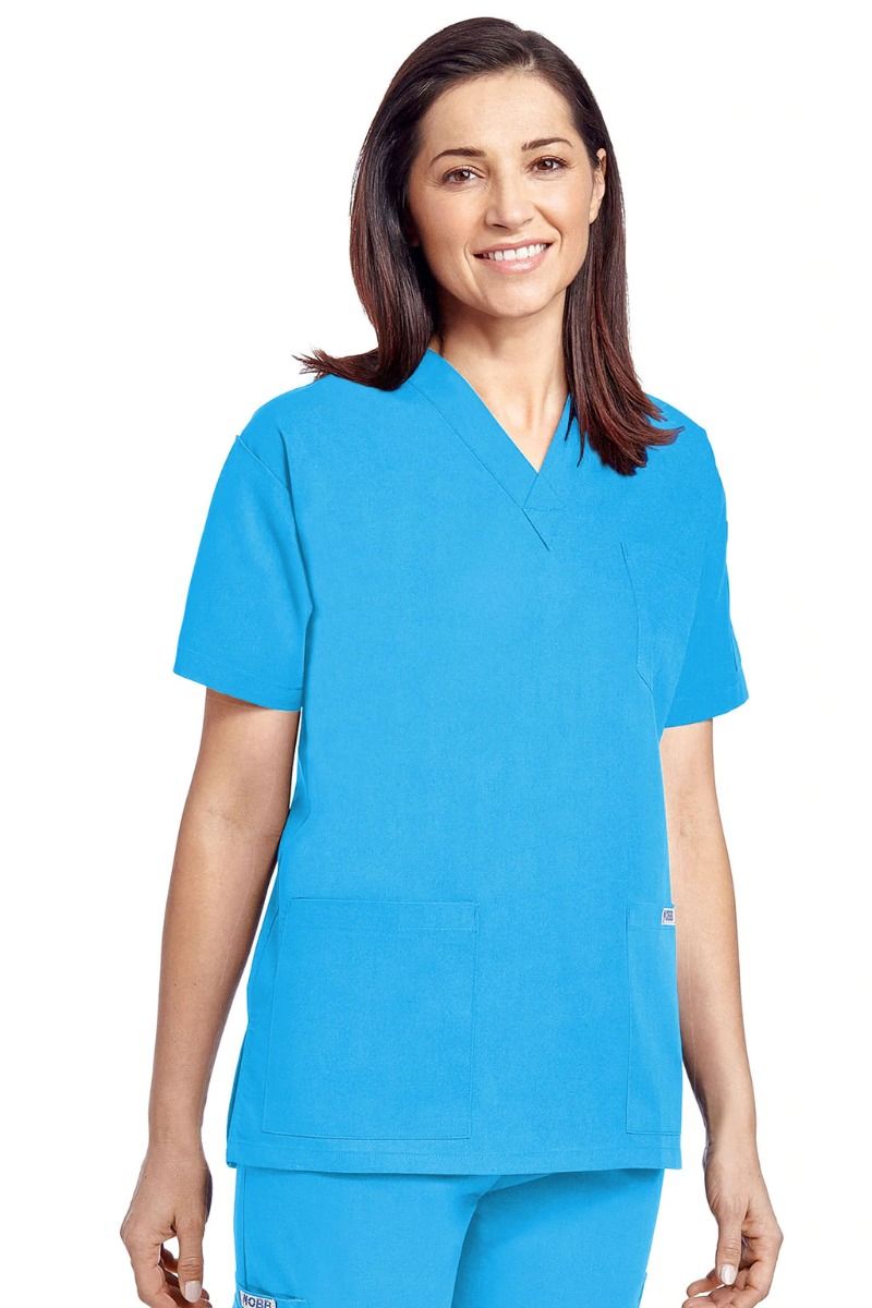 Aqua - MOBB Unisex V-Neck Top