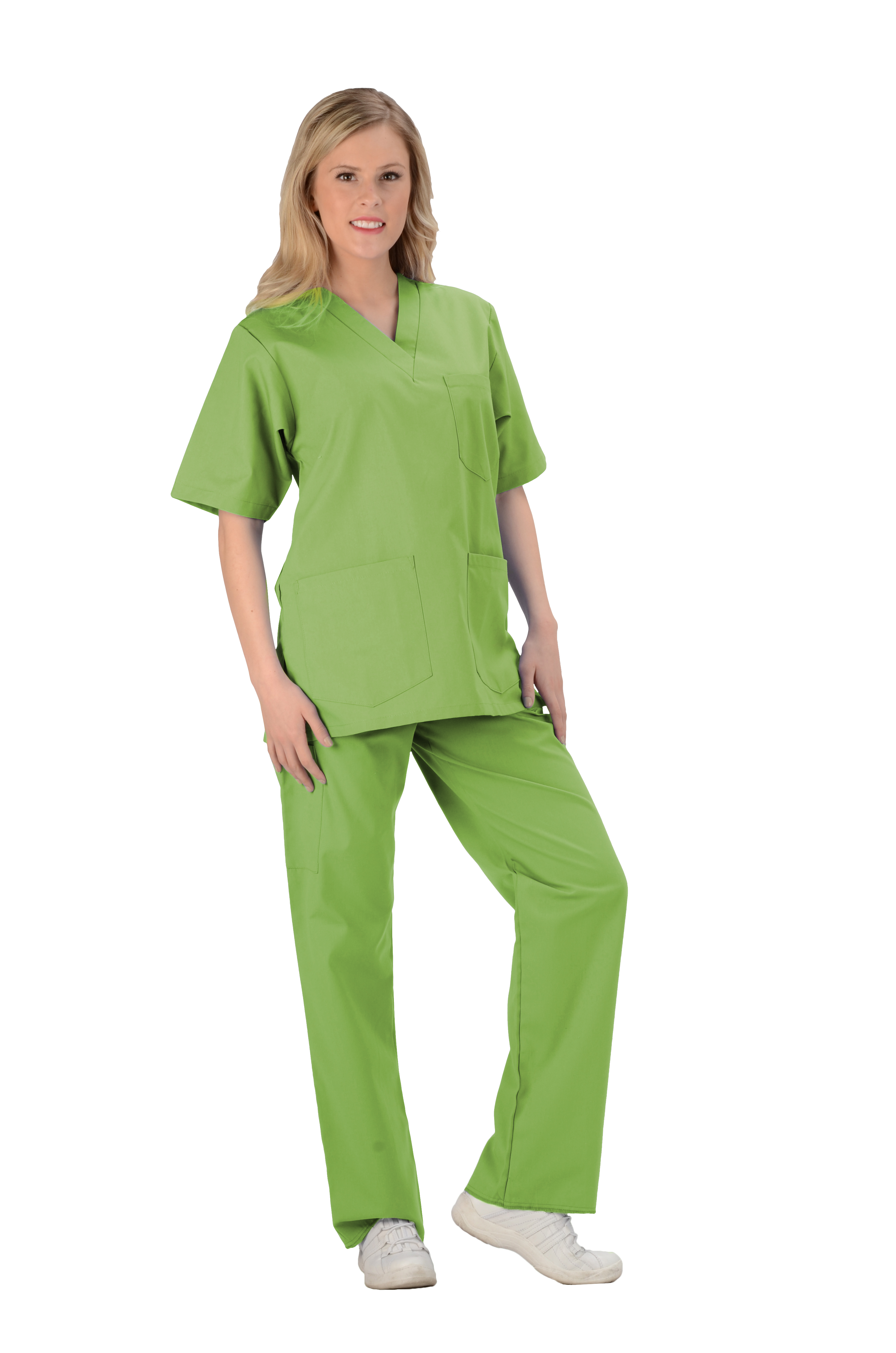 Peapod - Avida Core Unisex V-Neck Top (3 Pockets)