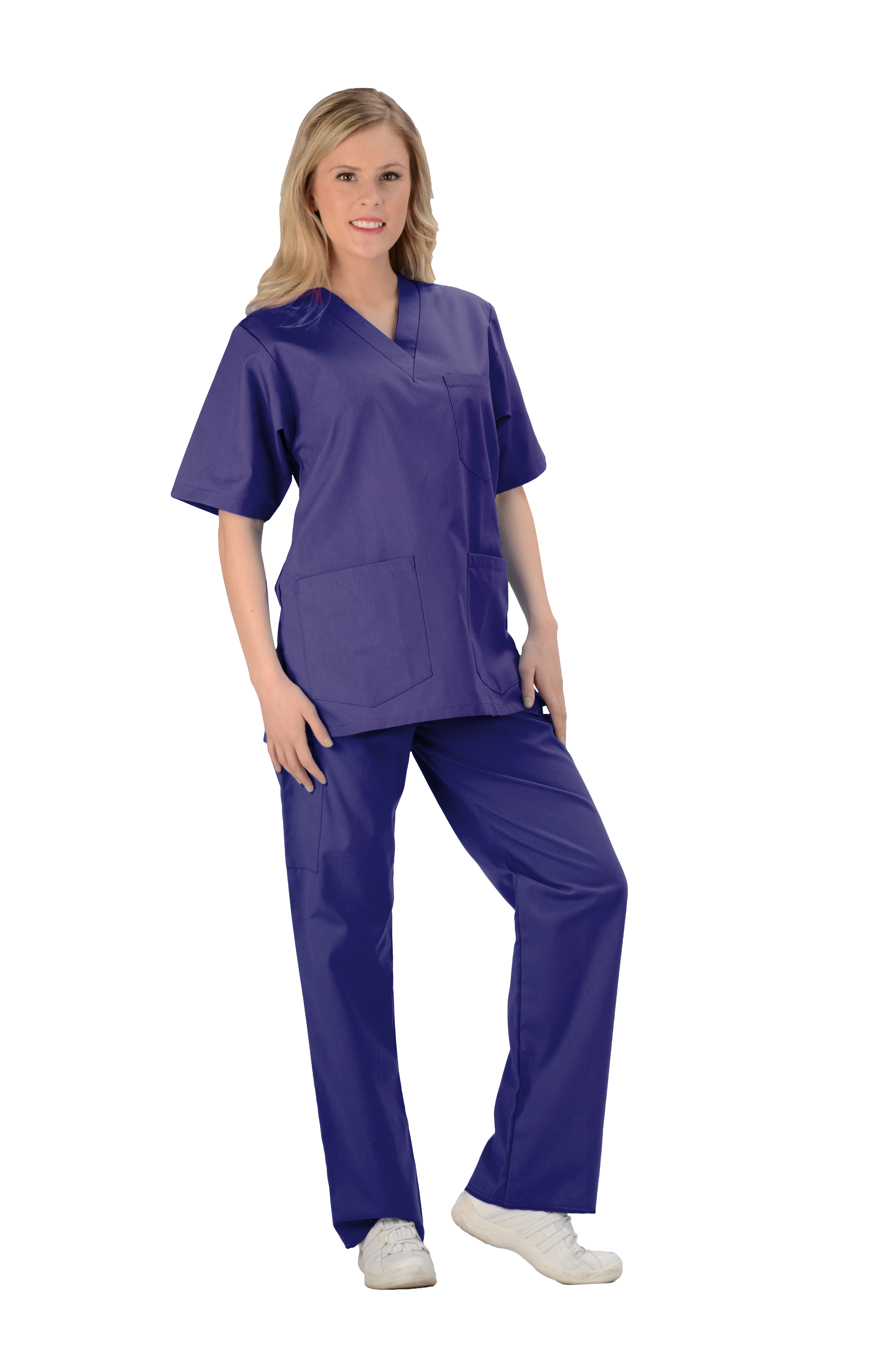 Unisex V-Neck Top (3 Pockets)