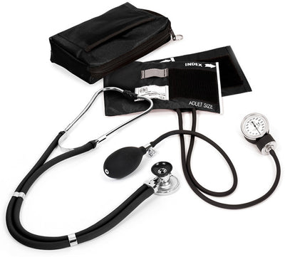 Black - Prestige Medical Aneroid Sphygmomanometer/Sprague-Rappaport Kit