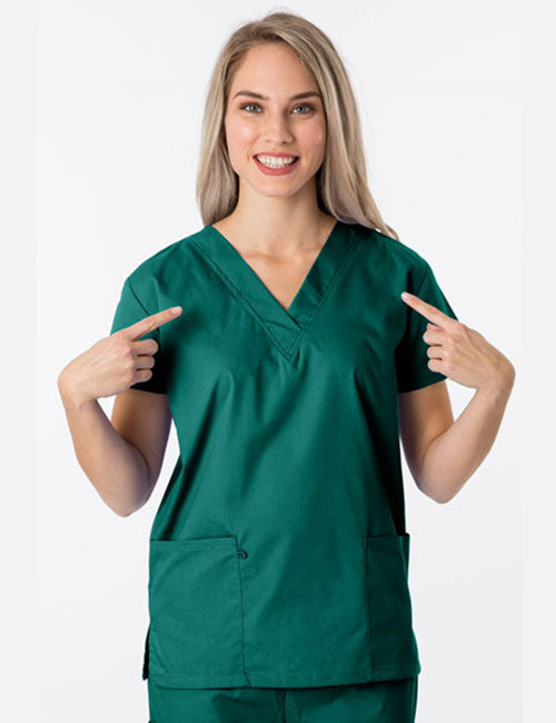 Hunter Green - Green Town Classix Unisex V-Neck Top