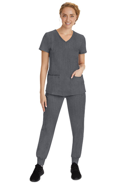 Heather Grey - Healing Hands Purple Label Juliet Top