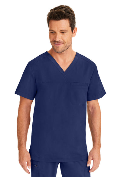 Navy - Healing Hands Purple Label Men's Justin Top