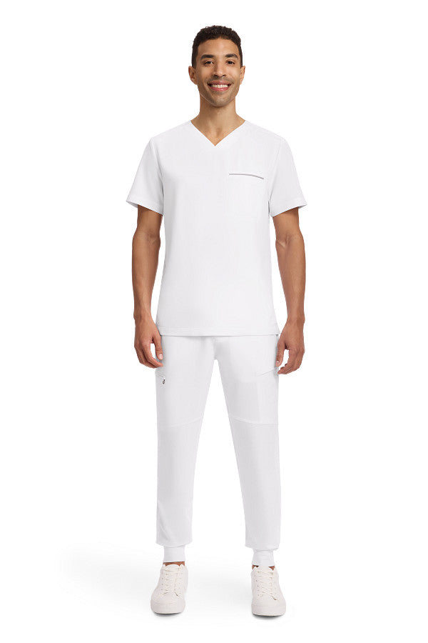 White - Healing Hands 360 Men's Spencer Top