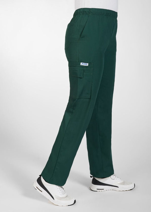Spruce - MOBB Unisex Drawstring/Elastic 5 Pocket Pant