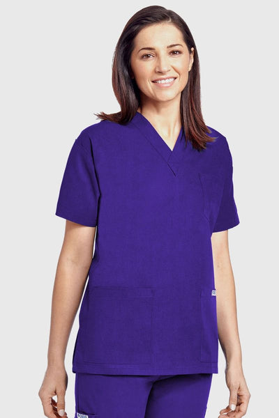 Eggplant - MOBB Unisex V-Neck Top
