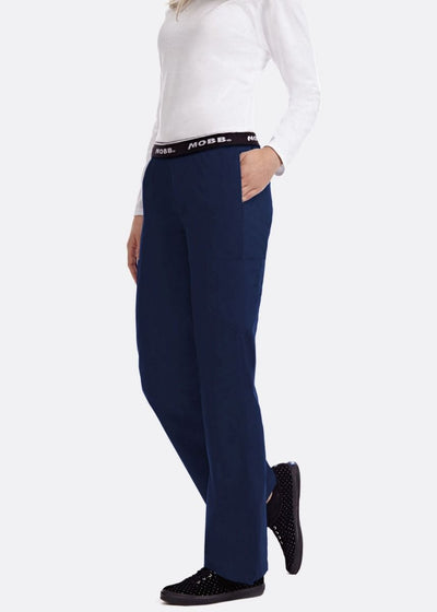 Navy - MOBB Boot Cut Flip Flap Pant