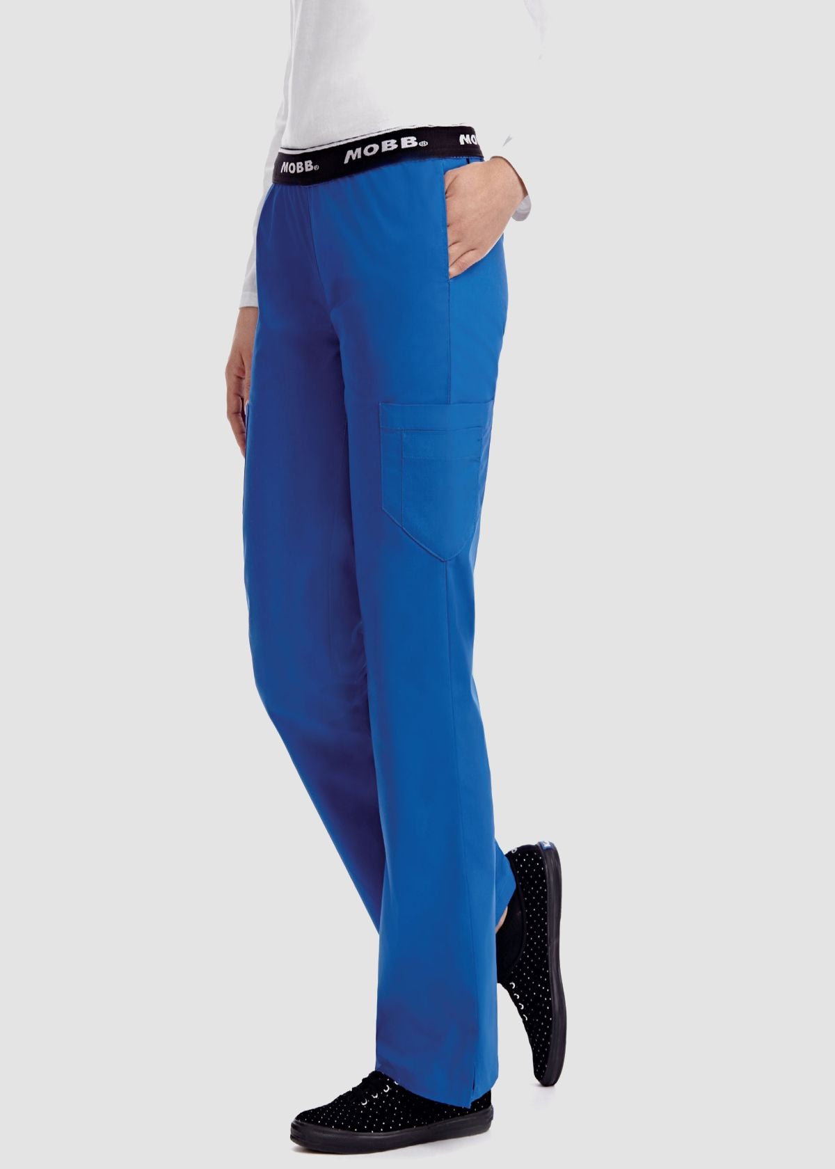 Royal Blue - MOBB Boot Cut Flip Flap Pant