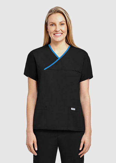 Black - MOBB Criss Cross Top