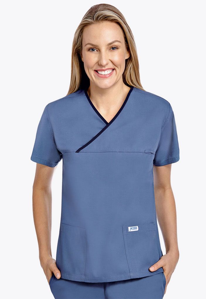 Postman Blue - MOBB Criss Cross Top