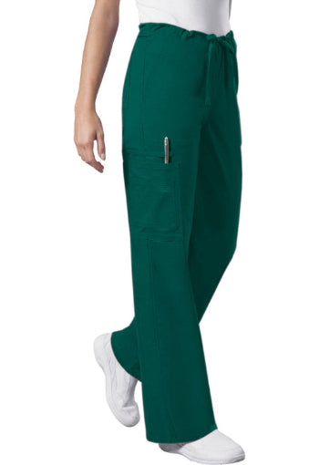 Hunter Green - Cherokee Workwear Core Stretch Unisex Drawstring Cargo Pant