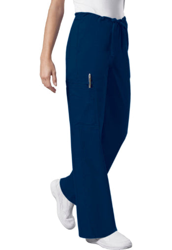 Navy - Cherokee Workwear Core Stretch Unisex Drawstring Cargo Pant