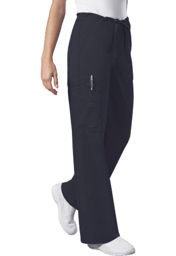 Pewter - Cherokee Workwear Core Stretch Unisex Drawstring Cargo Pant
