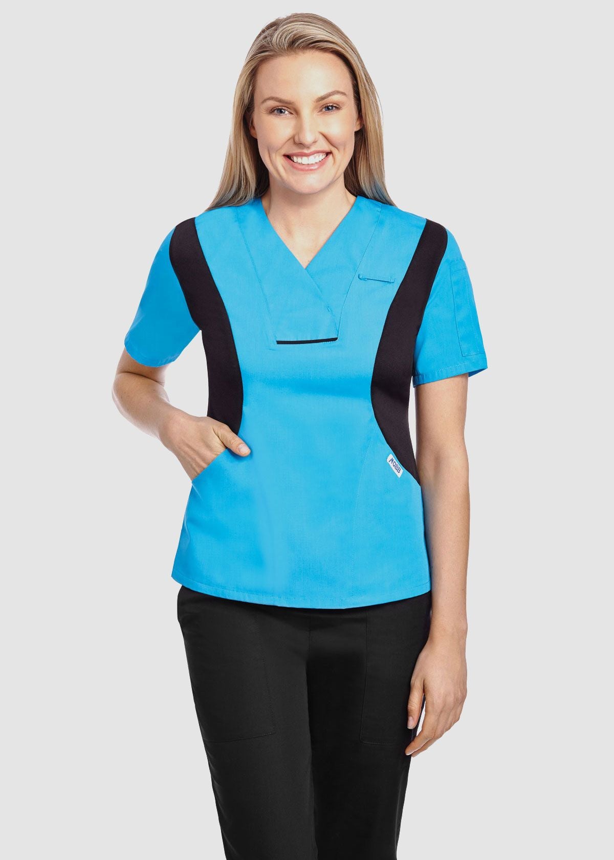 Aqua - MOBB Active Flexi V-Neck Top