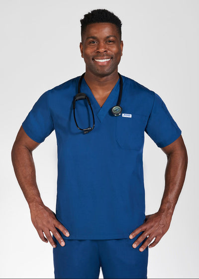 Royal Blue - MOBB Unisex V-Neck Top