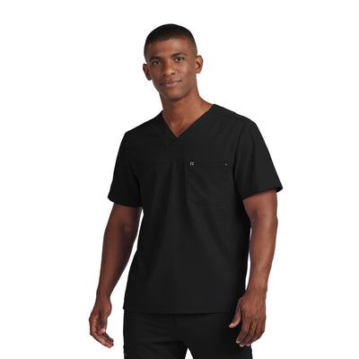 Men's 2-Pocket V-Neck Scrub Top