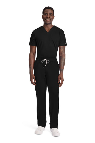 Black - Cherokee Achieve Men's Straight Leg Pant