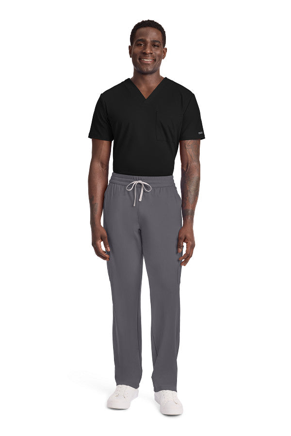 Pewter - Cherokee Achieve Men's Straight Leg Pant