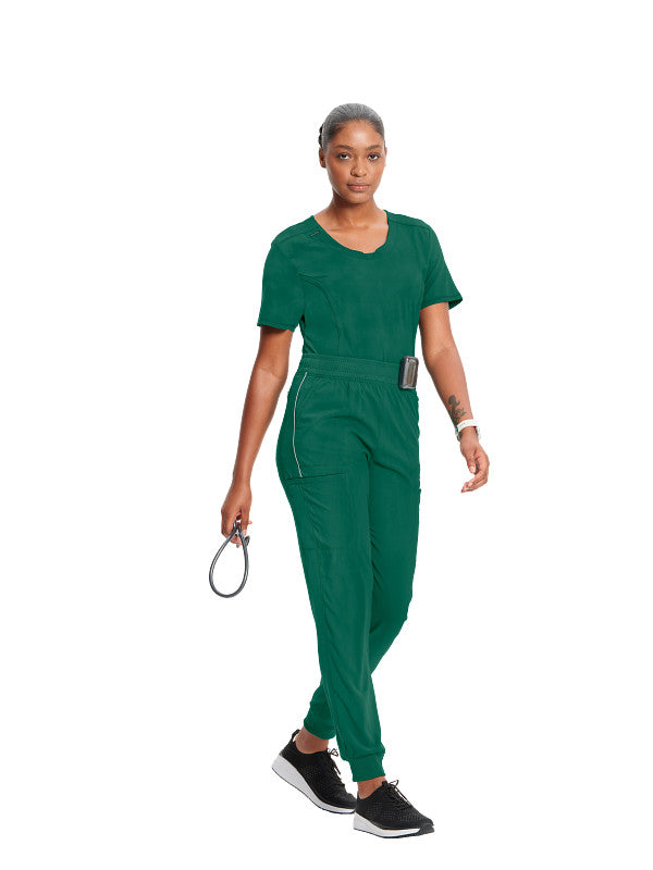 Hunter Green - Cherokee Infinity Mid Rise Jogger Pant