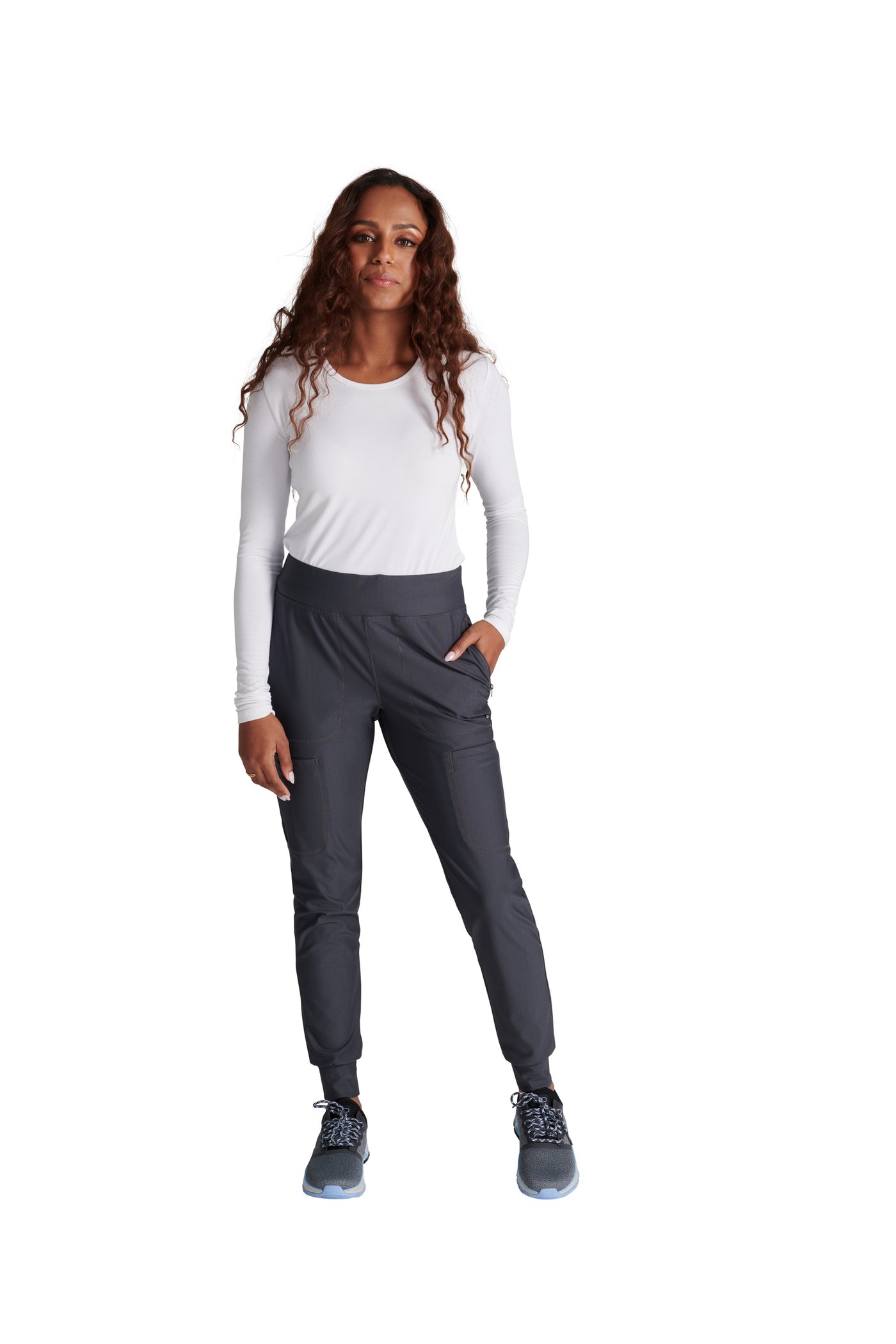 Pewter - Cherokee Form Mid Rise Jogger