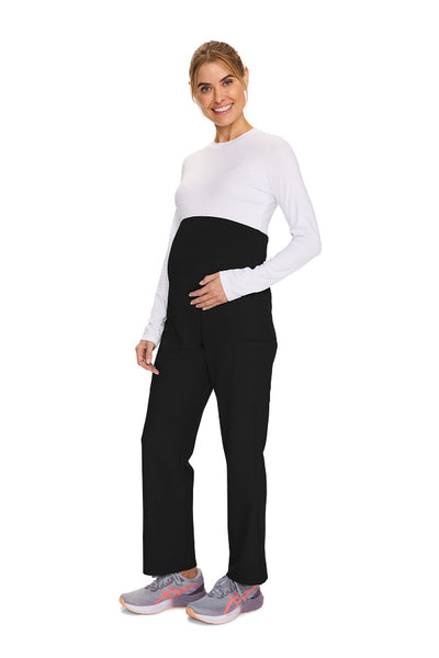 Black - Cherokee Workwear Originals Ultra Maternity Slim Leg Pant