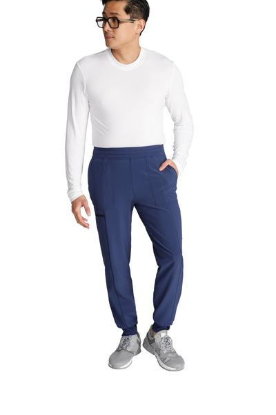Navy - Cherokee Collection Men's Pull On Jogger Pant