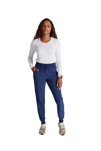Navy - Cherokee Collection Natural Rise Jogger Pant