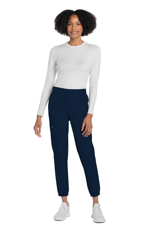 Navy - Cherokee Workwear Originals Ultra Mid Rise Jogger