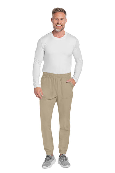 Khaki - Cherokee Workwear Originals Ultra Men's Mid Rise Jogger