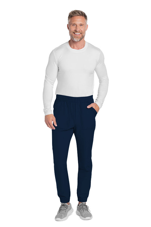 Navy - Cherokee Workwear Originals Ultra Men's Mid Rise Jogger