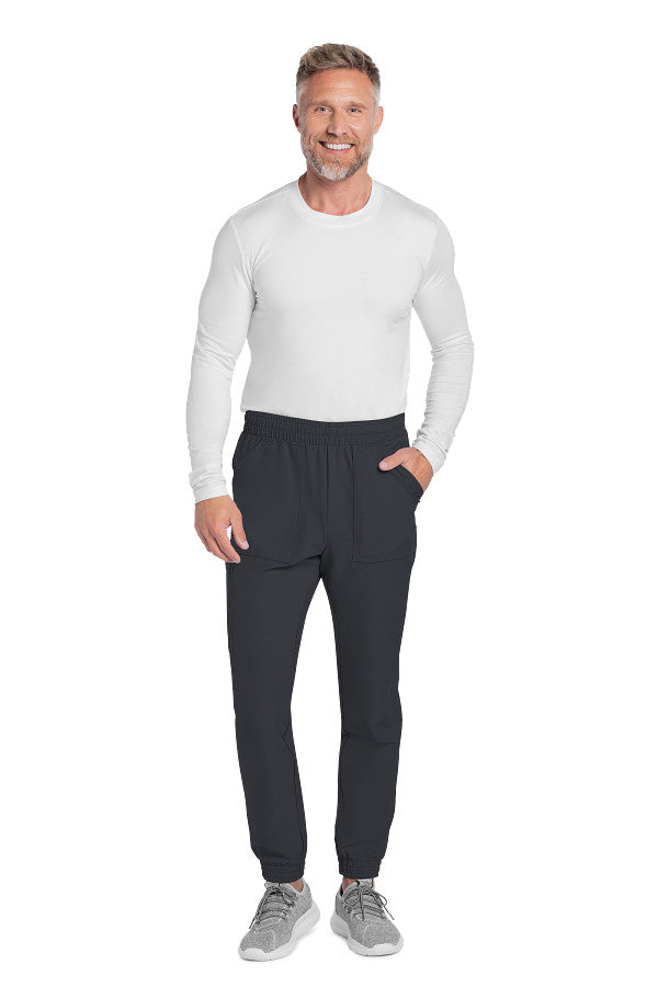 Pewter - Cherokee Workwear Originals Ultra Men's Mid Rise Jogger