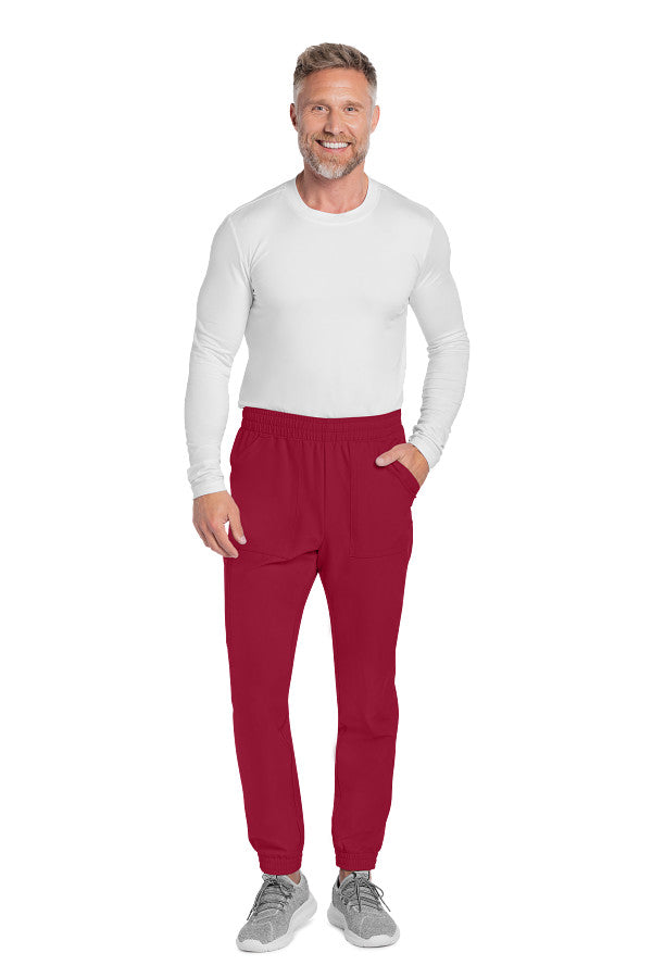Red - Cherokee Workwear Originals Ultra Men's Mid Rise Jogger