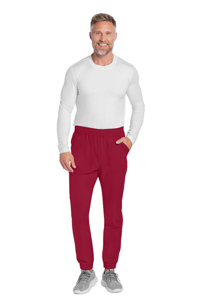 Red - Cherokee Workwear Originals Ultra Men's Mid Rise Jogger