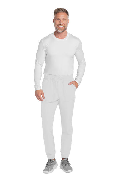 White - Cherokee Workwear Originals Ultra Men's Mid Rise Jogger