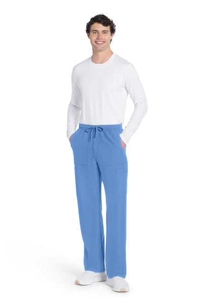 Ciel - Cherokee Workwear Originals Ultra Men's Mid Rise Zip Fly Cargo Pant