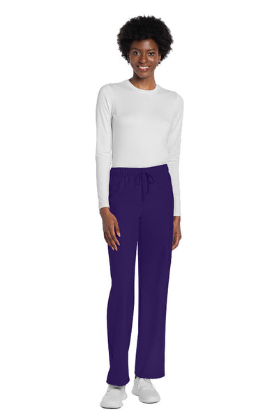 Grape - Cherokee Workwear Originals Ultra Unisex Mid Rise Cargo Pant