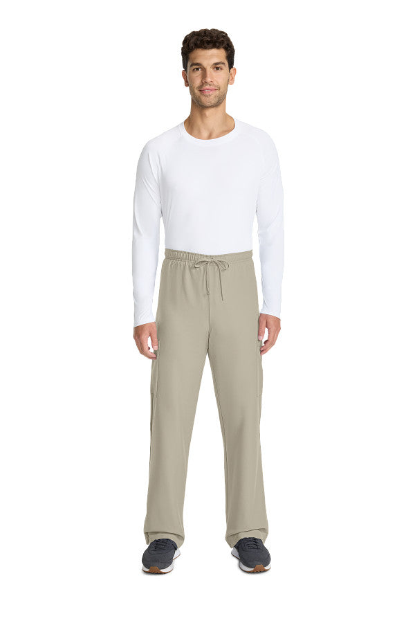 Khaki - Cherokee Workwear Originals Ultra Unisex Mid Rise Cargo Pant