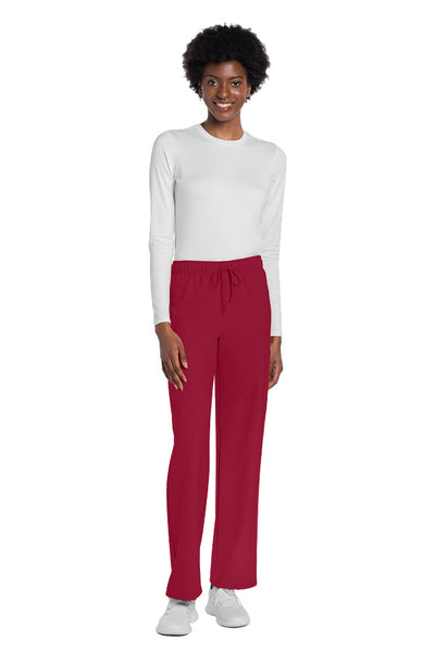 Red - Cherokee Workwear Originals Ultra Unisex Mid Rise Cargo Pant