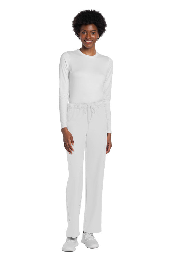 White - Cherokee Workwear Originals Ultra Unisex Mid Rise Cargo Pant