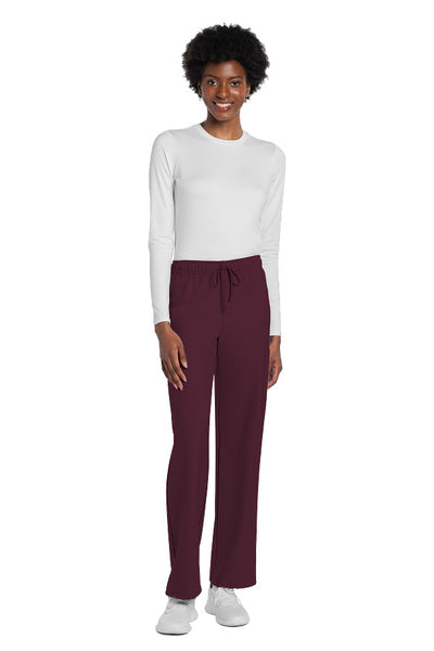 Wine - Cherokee Workwear Originals Ultra Unisex Mid Rise Cargo Pant