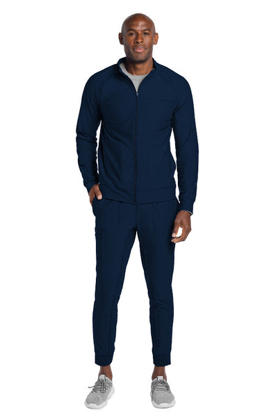 Navy - Cherokee Form Men's Zip Front Jacket
