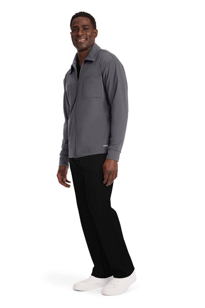 Pewter - Cherokee Achieve Men's Warm Up Jacket