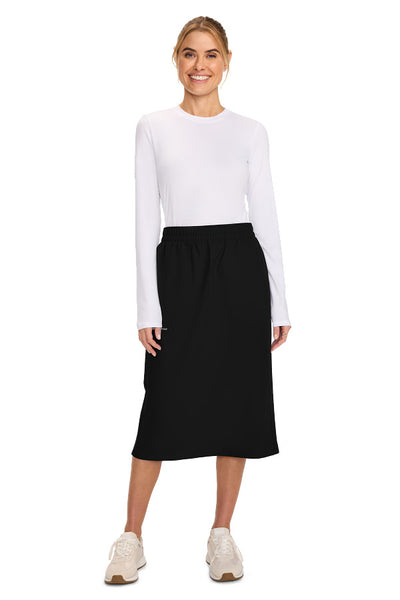 Black - Cherokee Workwear Originals Ultra Elastic Waist Skirt