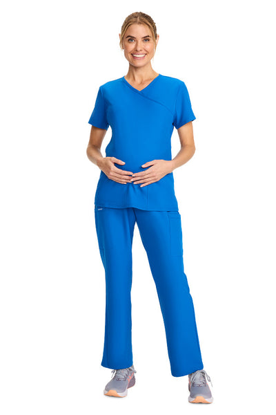 Royal - Cherokee Workwear Originals Ultra Maternity V-Neck Top