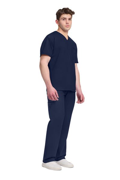 Navy - Cherokee Achieve Men's V-Neck Top
