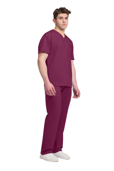 Wine - Cherokee Achieve Men's V-Neck Top