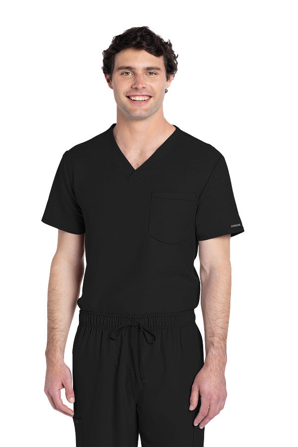 Black - Cherokee Workwear Originals Ultra Unisex Tuckable V-Neck Top