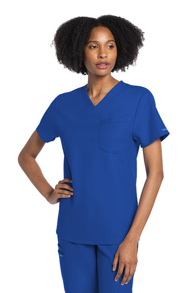 Royal - Cherokee Workwear Originals Ultra Unisex Tuckable V-Neck Top