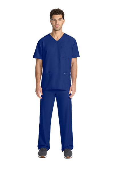 Galaxy Blue - Cherokee Workwear Originals Ultra Men's Tuckable V-Neck Top