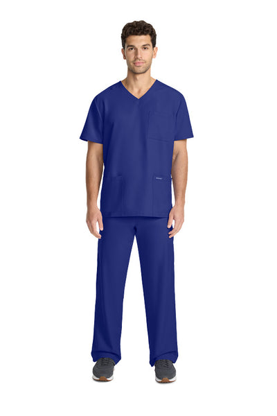 Navy - Cherokee Workwear Originals Ultra Men's Tuckable V-Neck Top